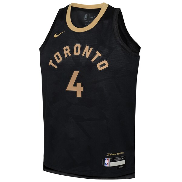 Scottie Barnes Toronto Raptors Nike Youth 2022/23 Swingman Jersey - City Edition - Black