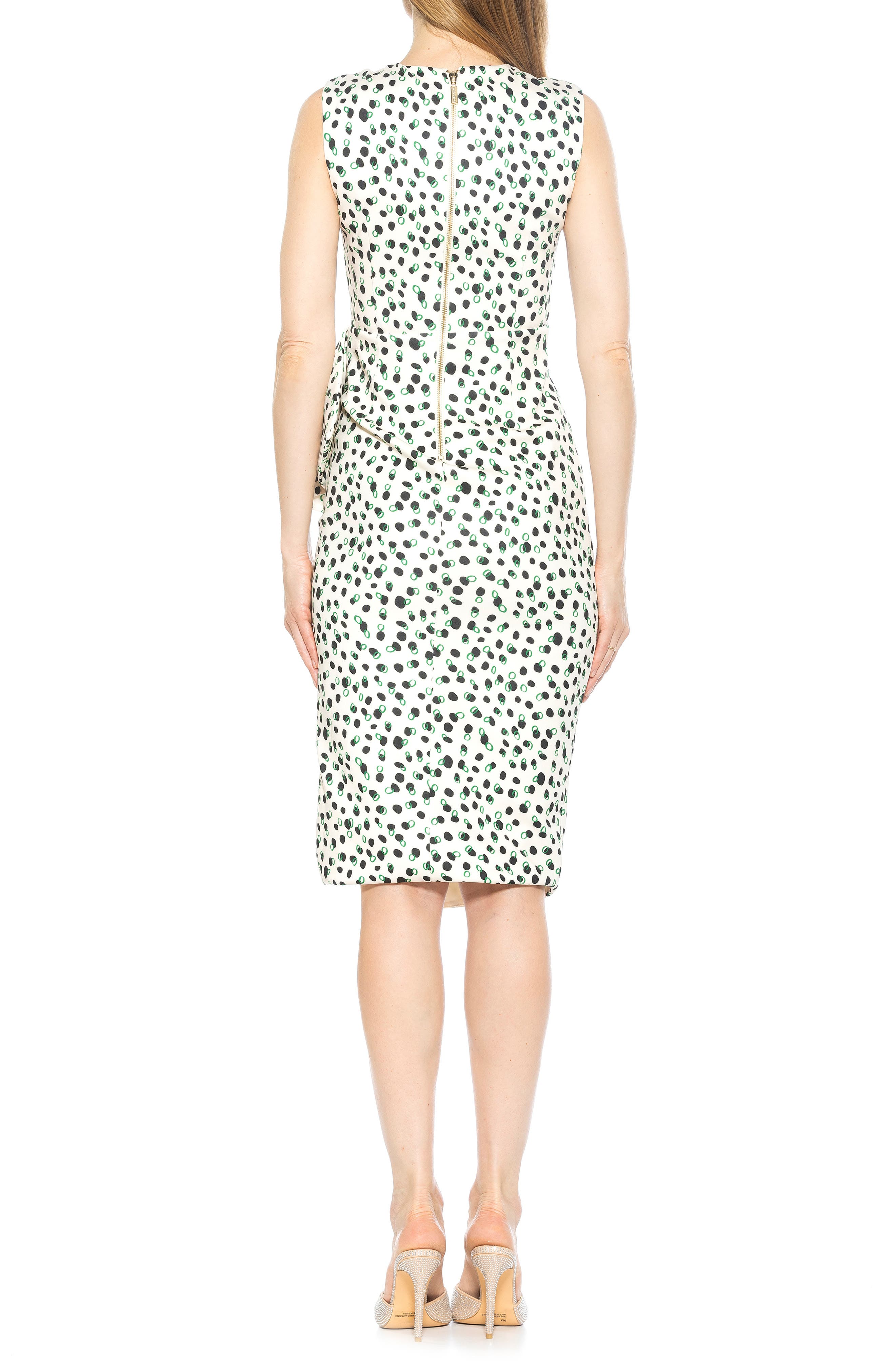 Alexia Admor Valeri Asymmetric Ruffle Cocktail Dress