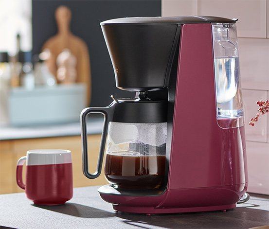 Tchibo Filterkaffeemaschine »Let's Brew«, berry