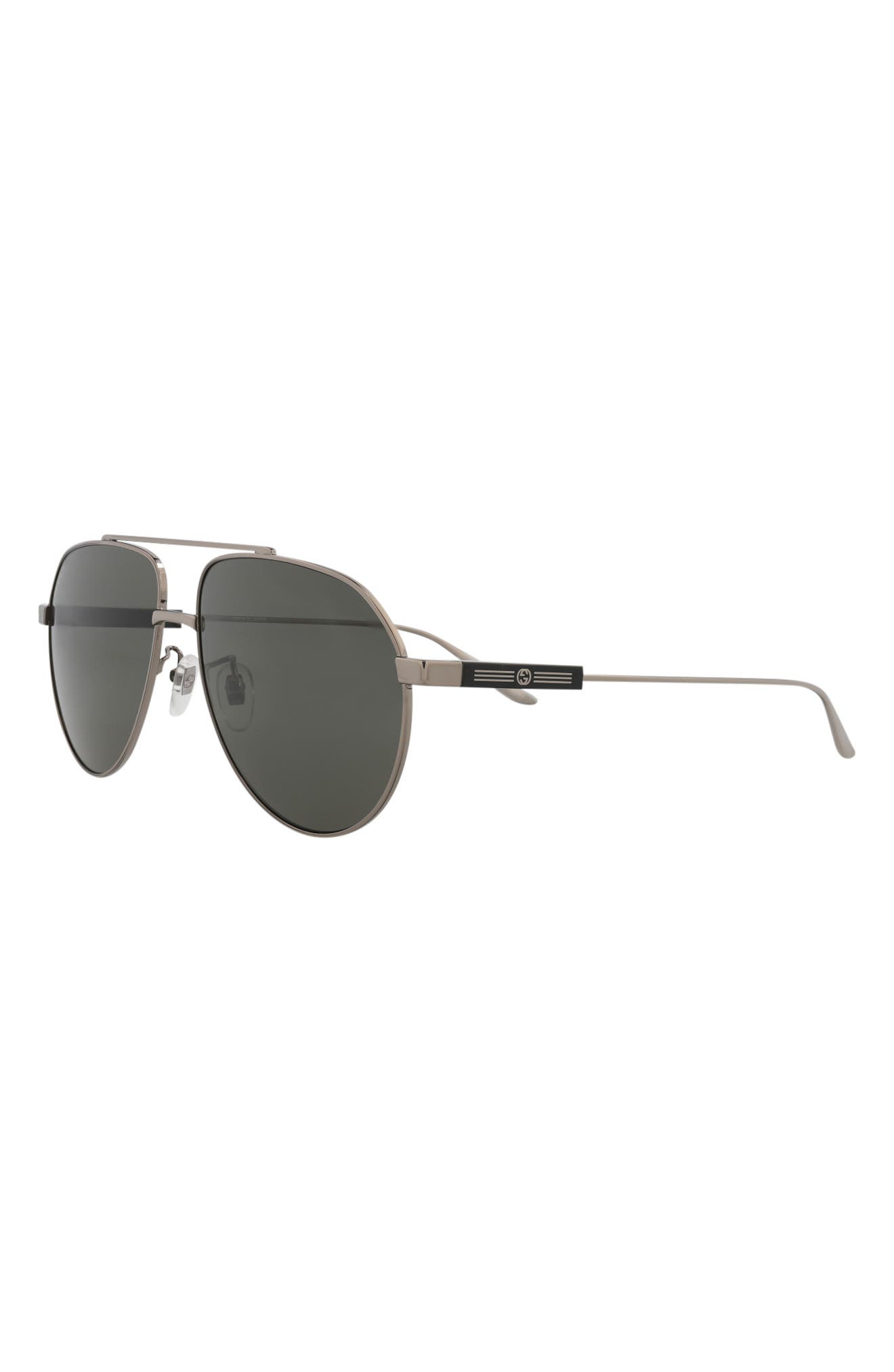Gucci 61mm Aviator Sunglasses