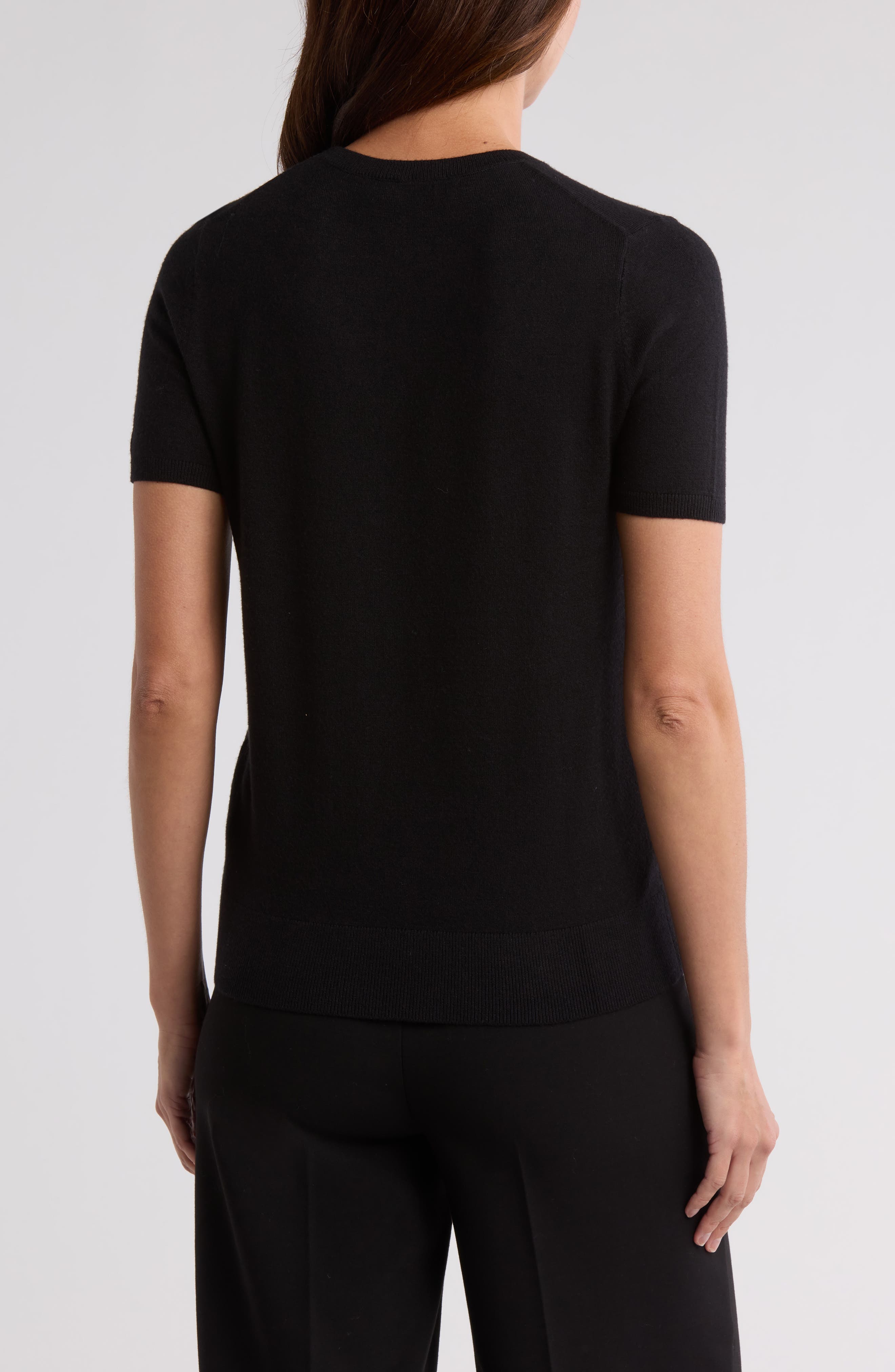 Nordstrom Slim Fit Short Sleeve Sweater