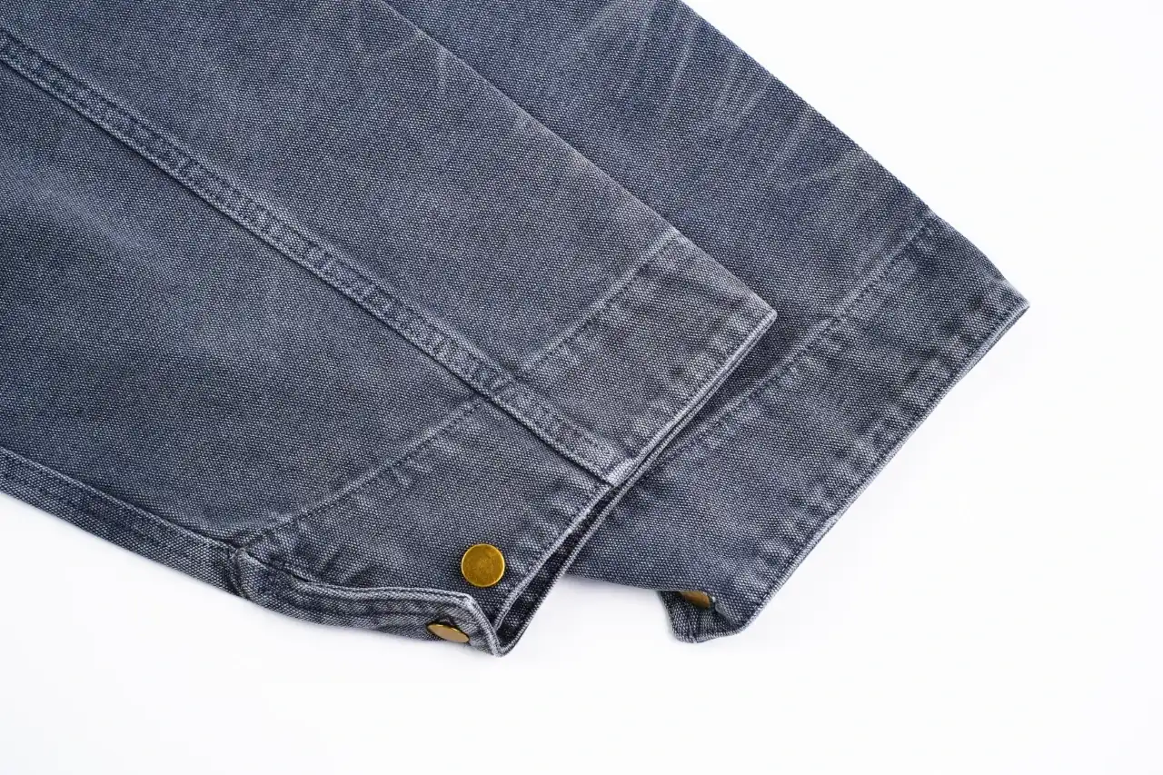 Prada Ice Blue Distressed Four-Pocket Denim Jacket product photo from LabelPicks
