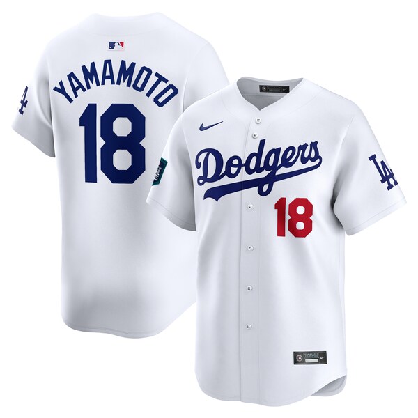 Yoshinobu Yamamoto Los Angeles Dodgers Nike 2024 MLB World Tour Seoul Series Home Limited Player Jersey - White