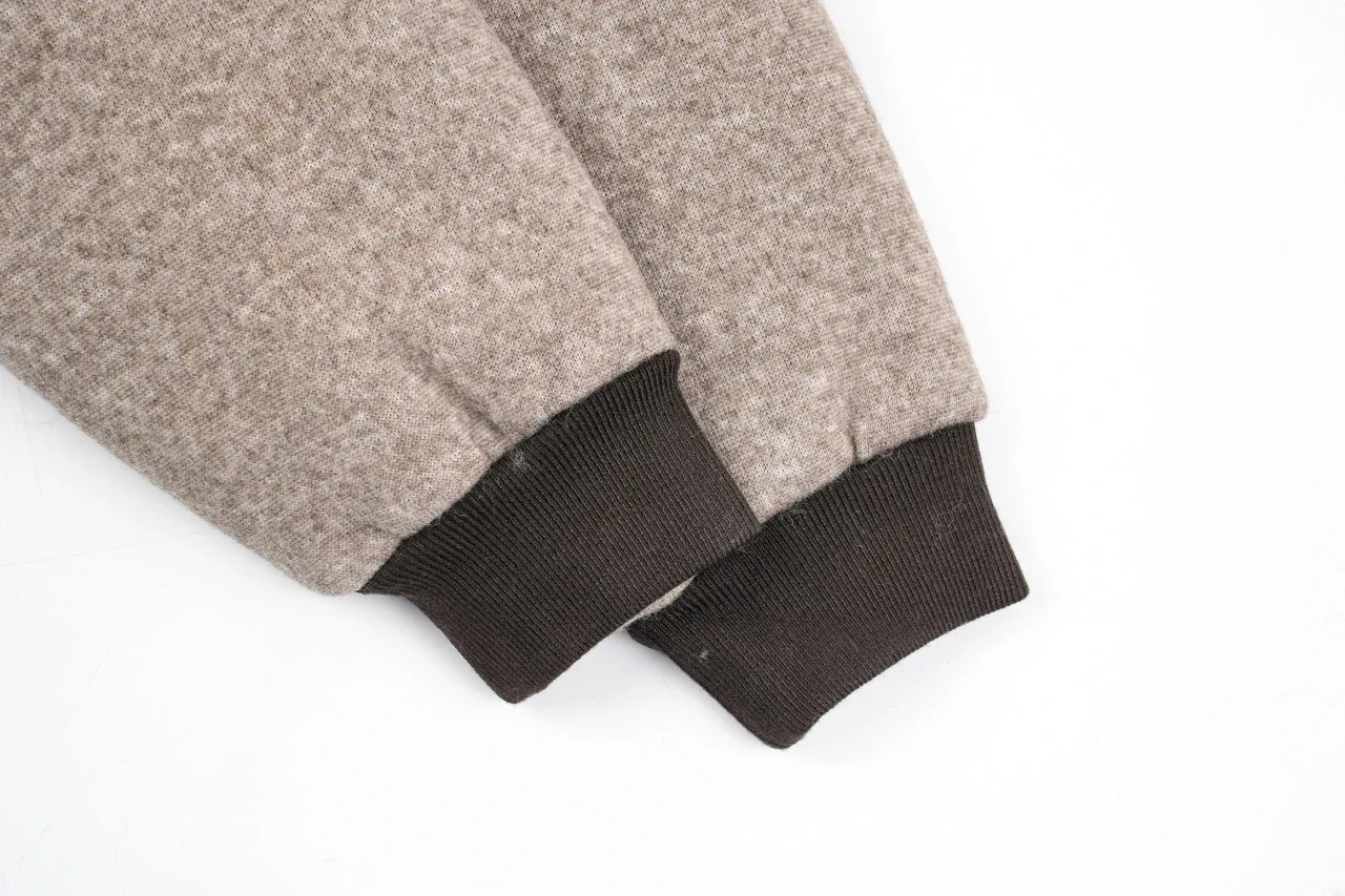 Miu Miu Maillard Brown Logo Sherpa Jacket product photo from LabelPicks
