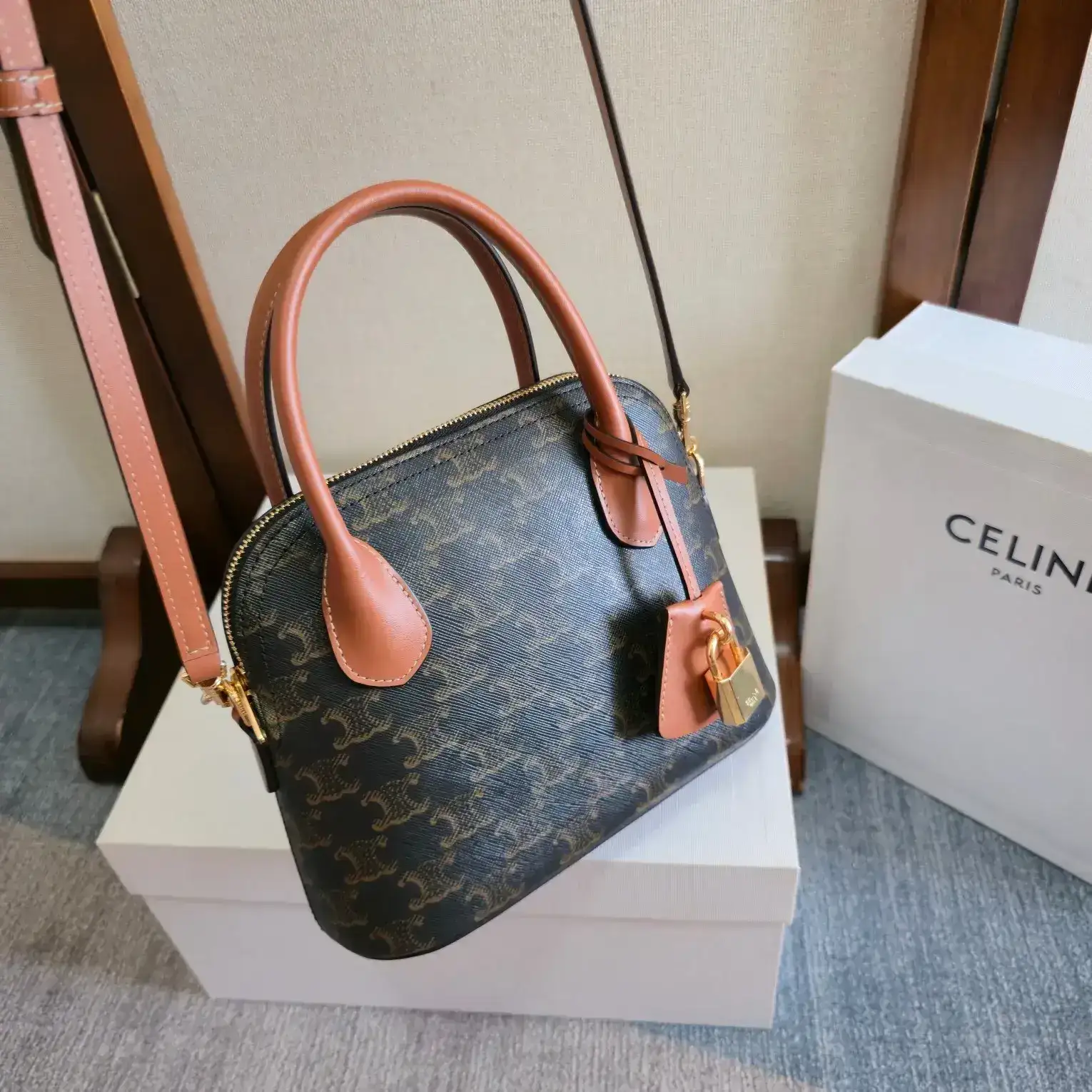Celine Triomphe Canvas Crossbody Bag product photo from LabelPicks