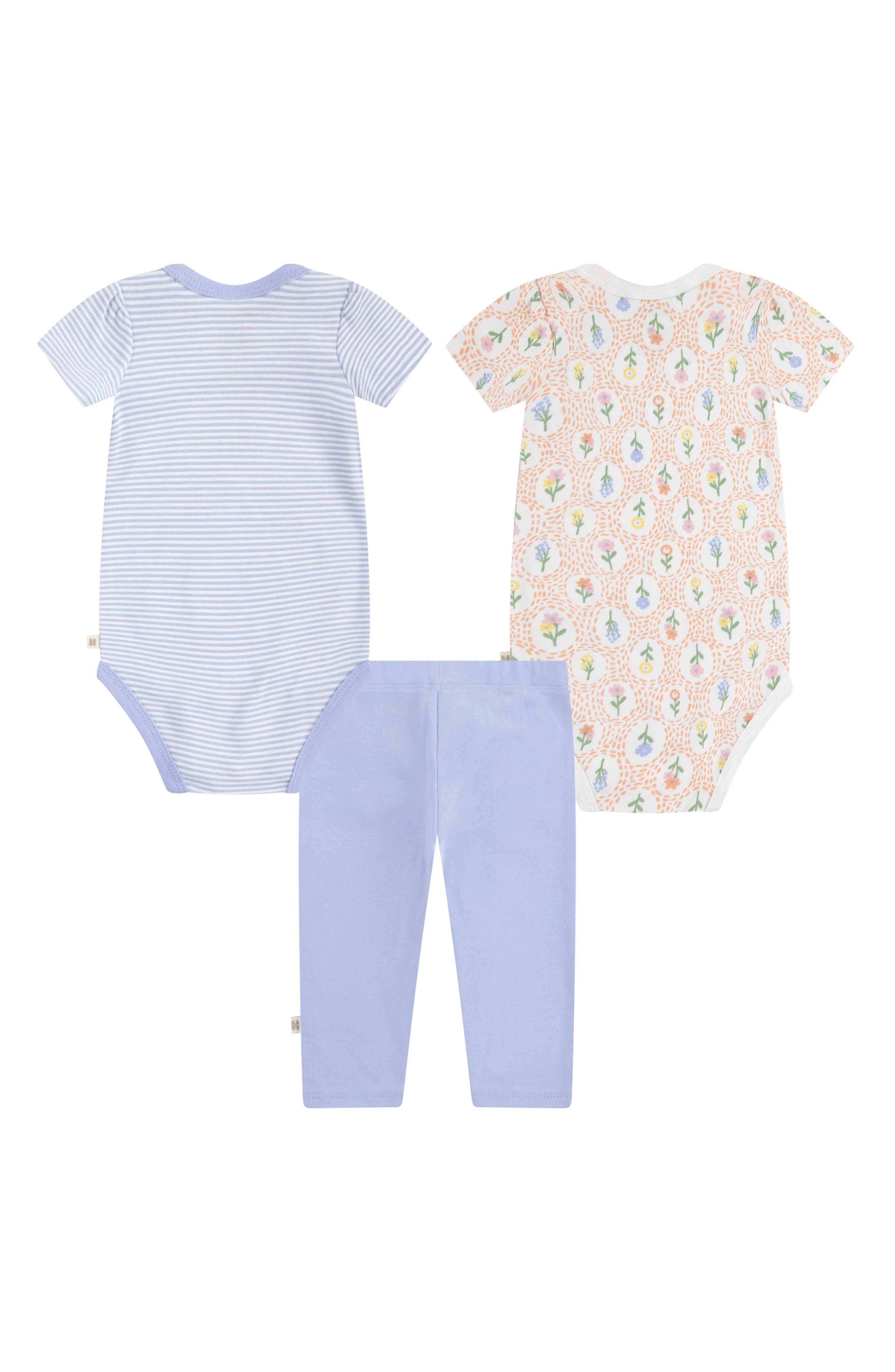 Huggies 3-Piece Organic Cotton Bodysuit & Pants Set