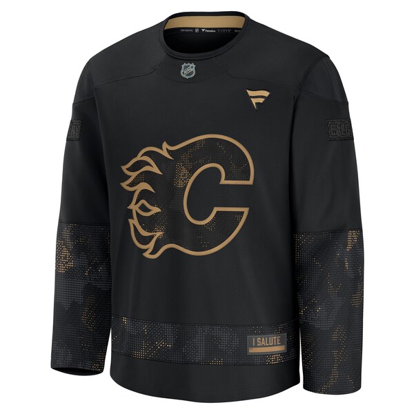 Calgary Flames  2024 Military Appreciation Practice Jersey - Black