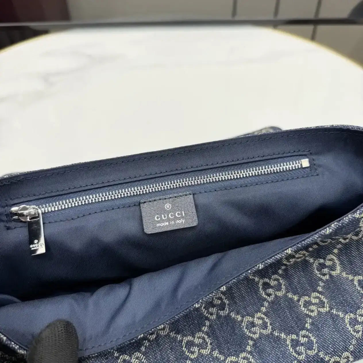 Gucci Blue Generation Nylon Shoulder Bag product photo from LabelPicks