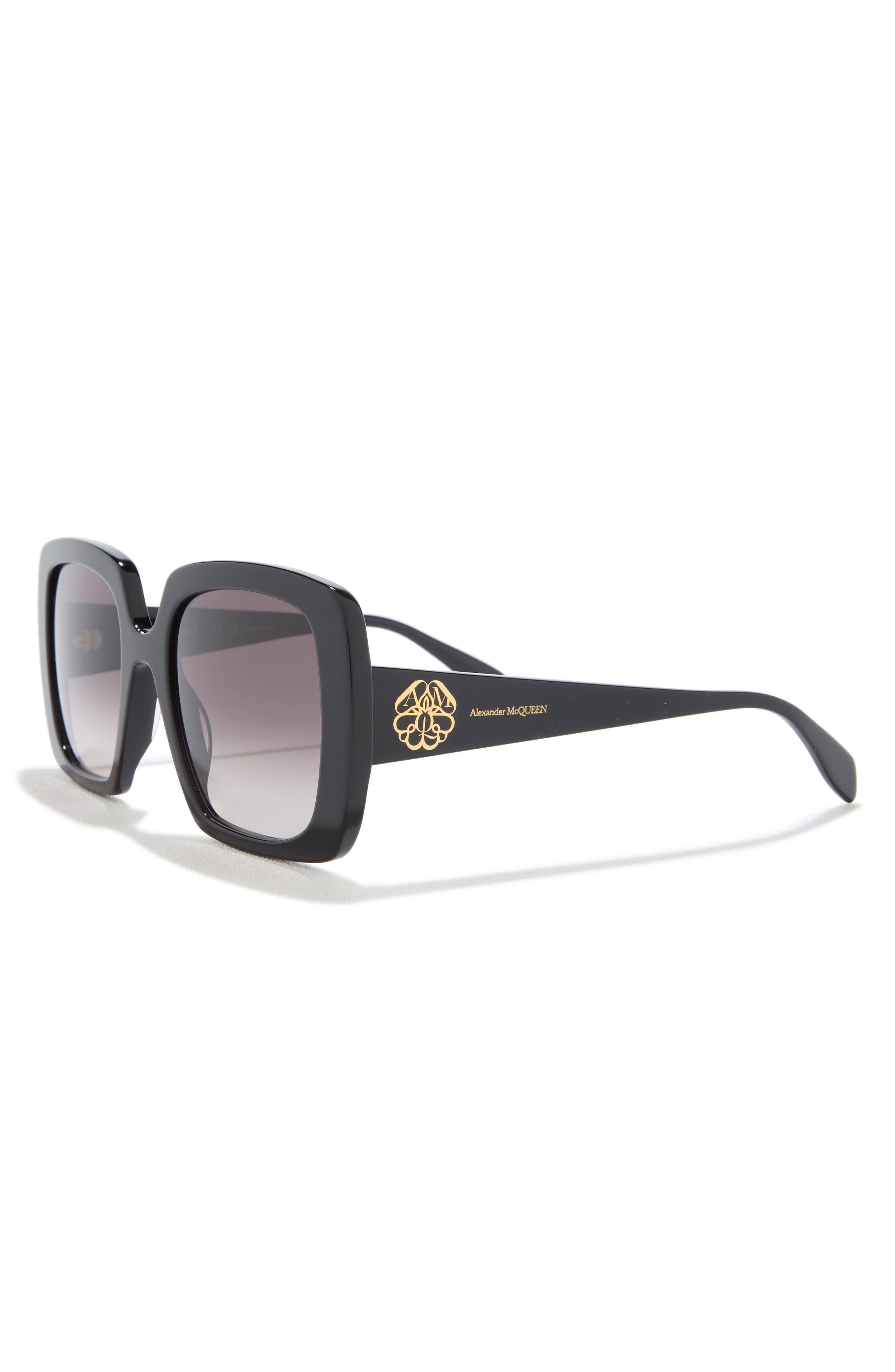 McQueen 54mm Square Sunglasses