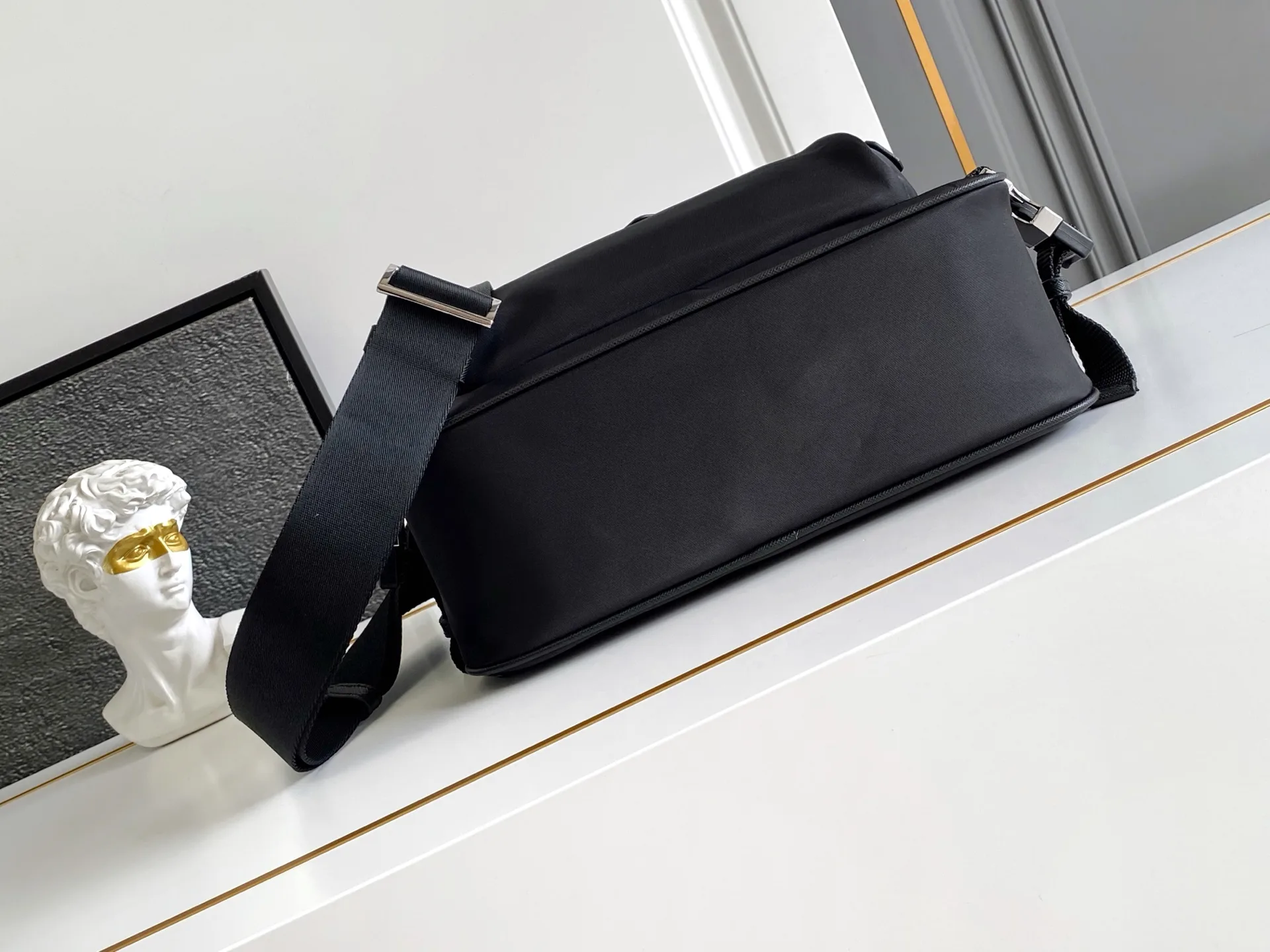 Prada Grained Leather Crossbody Bag product photo from LabelPicks