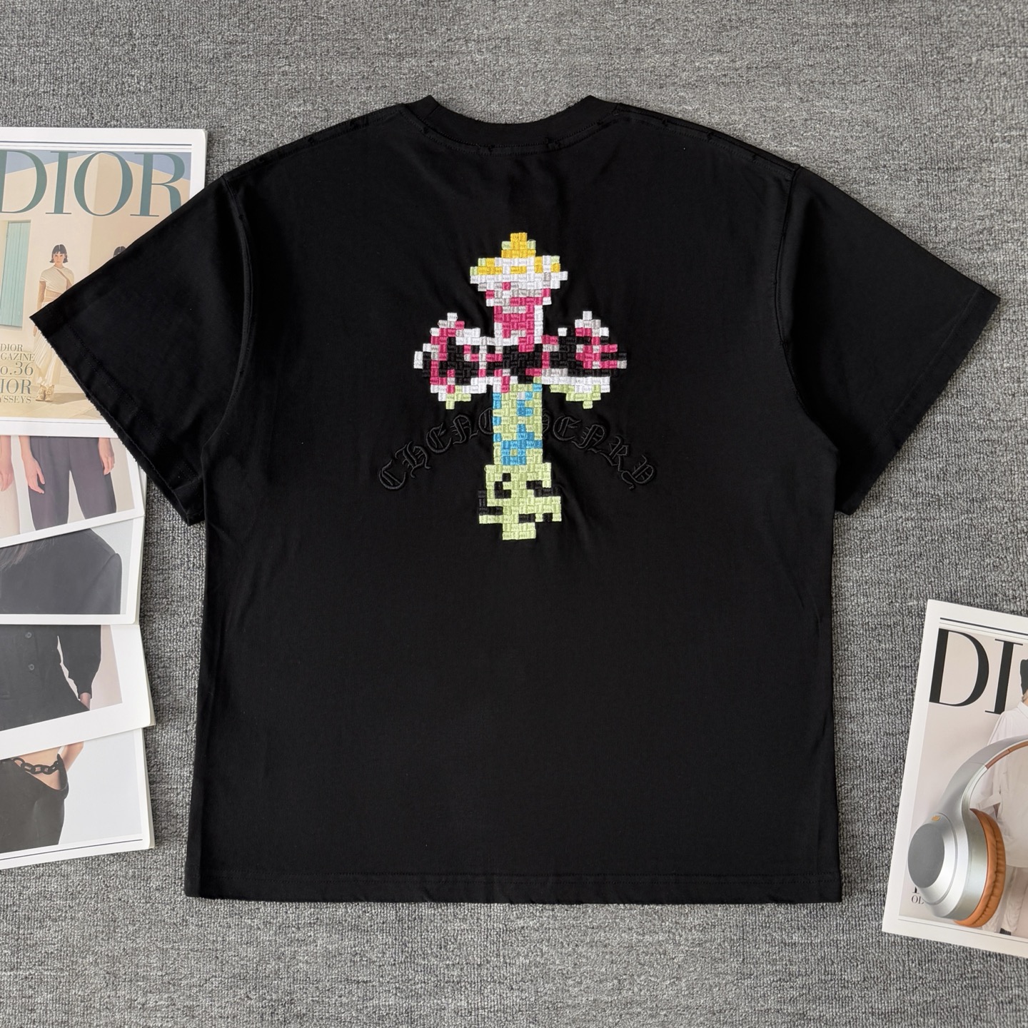 0512 Classic letter prints t-shirt