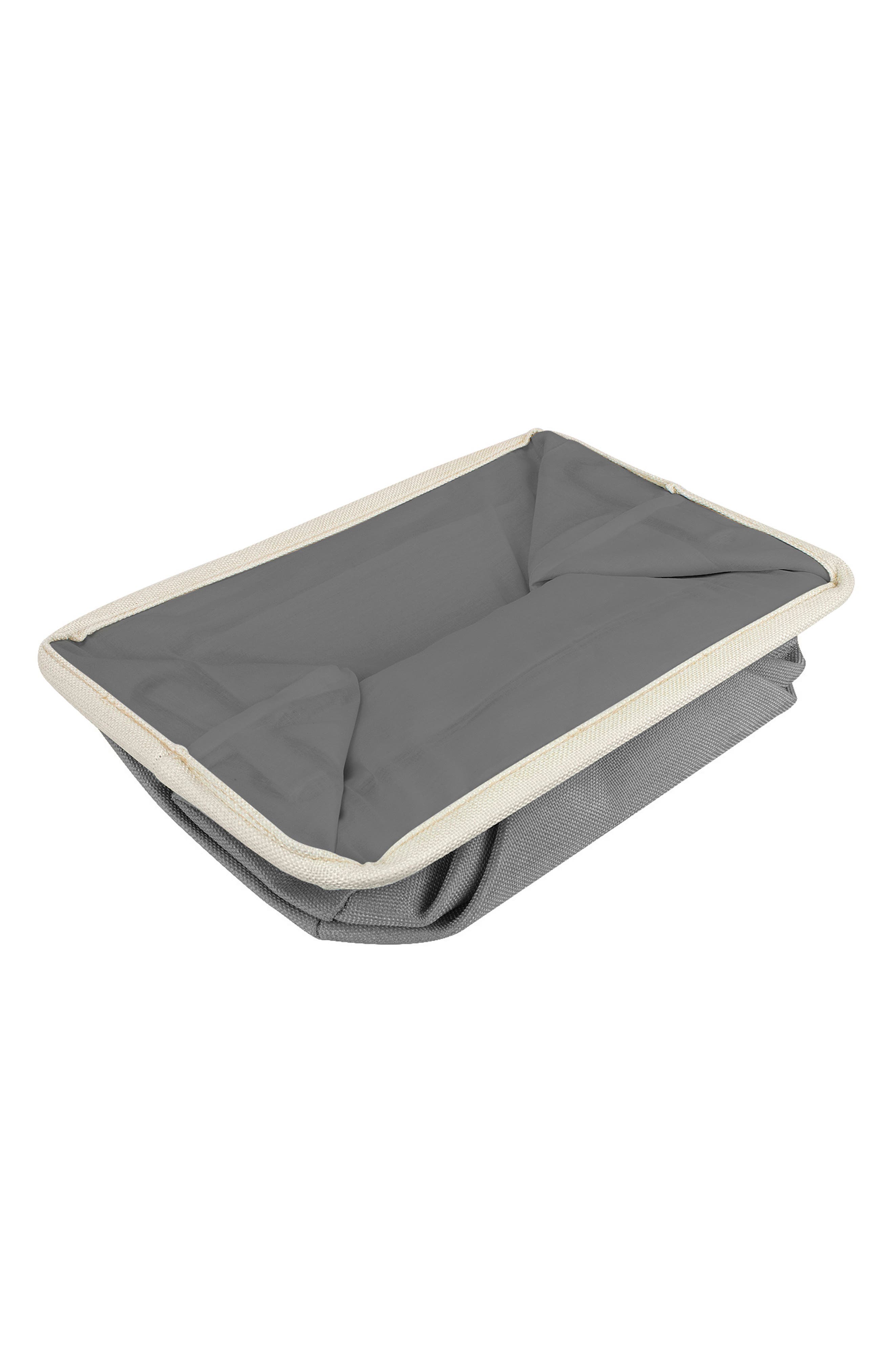 SORBUS Cream Twill Storage Basket - Set of 3