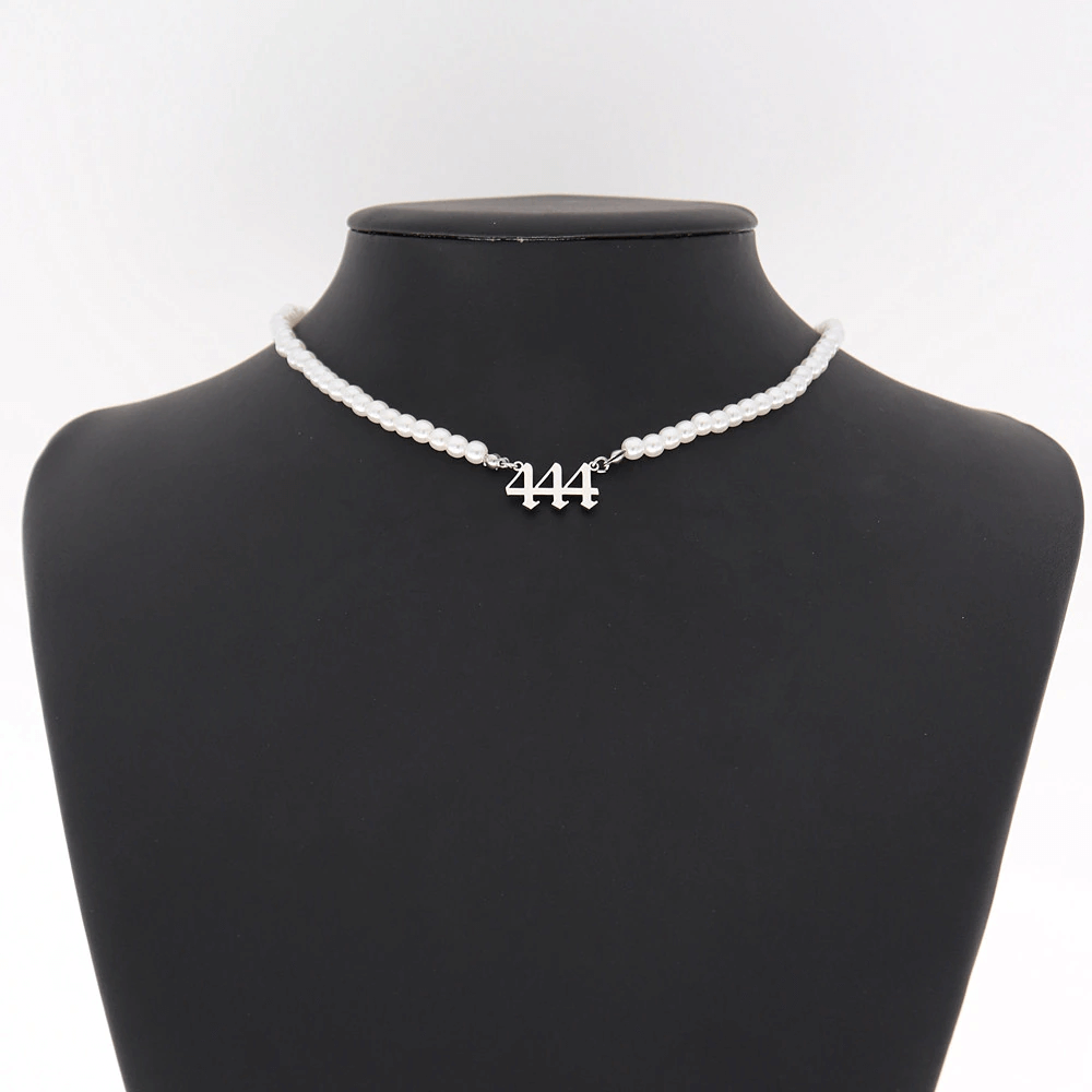 Angel Pearl Number Necklaces 111-999