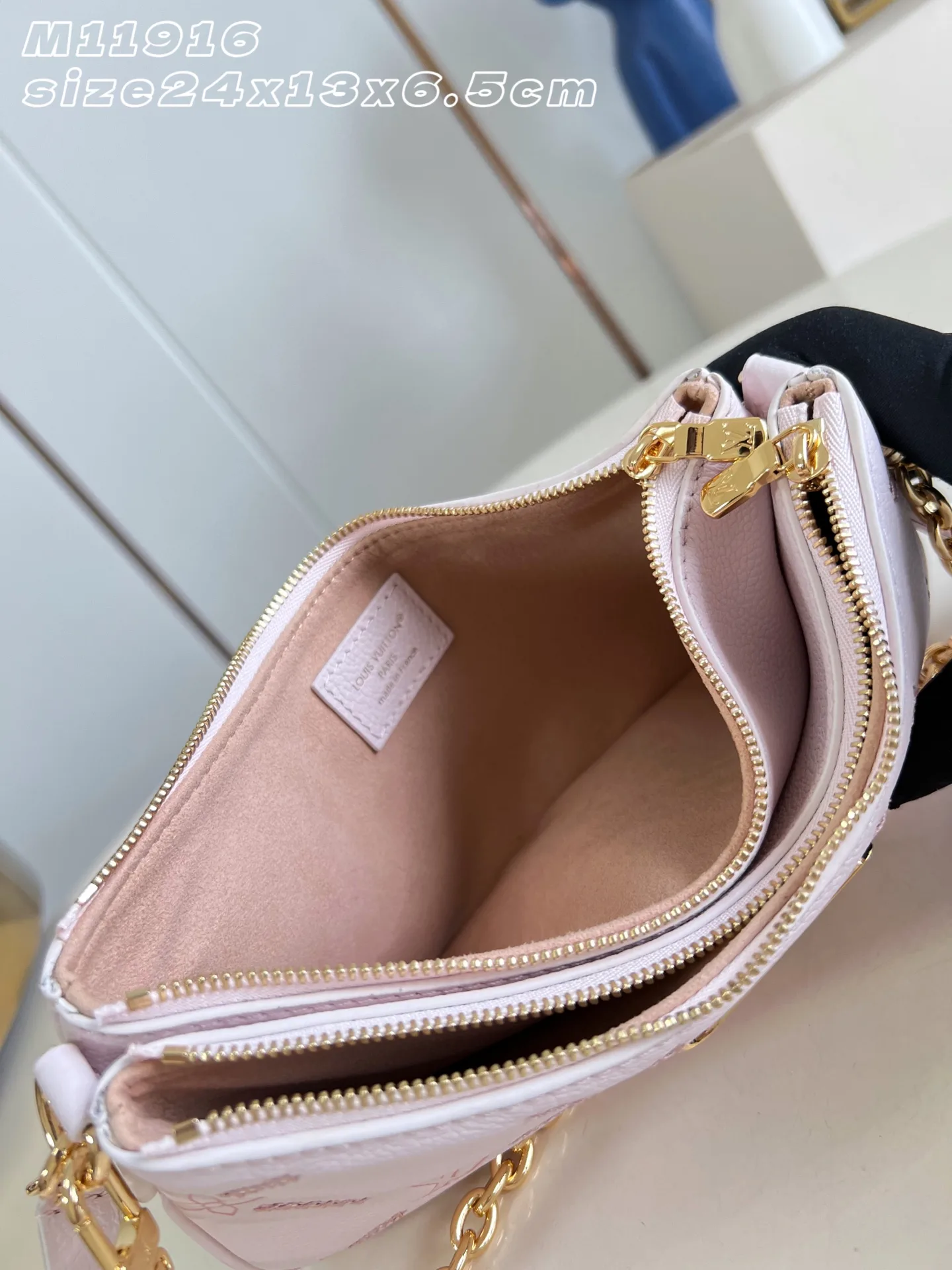 Louis Vuitton Pink Pochette Calfskin Shoulder Bag product photo from LabelPicks