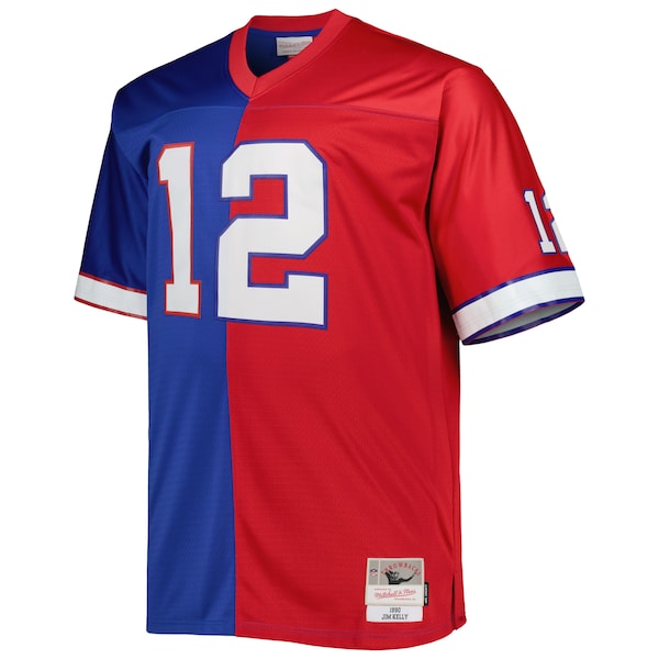 Jim Kelly Buffalo Bills Big & Tall Split Legacy Retired Player Replica Jersey - Royal/Red