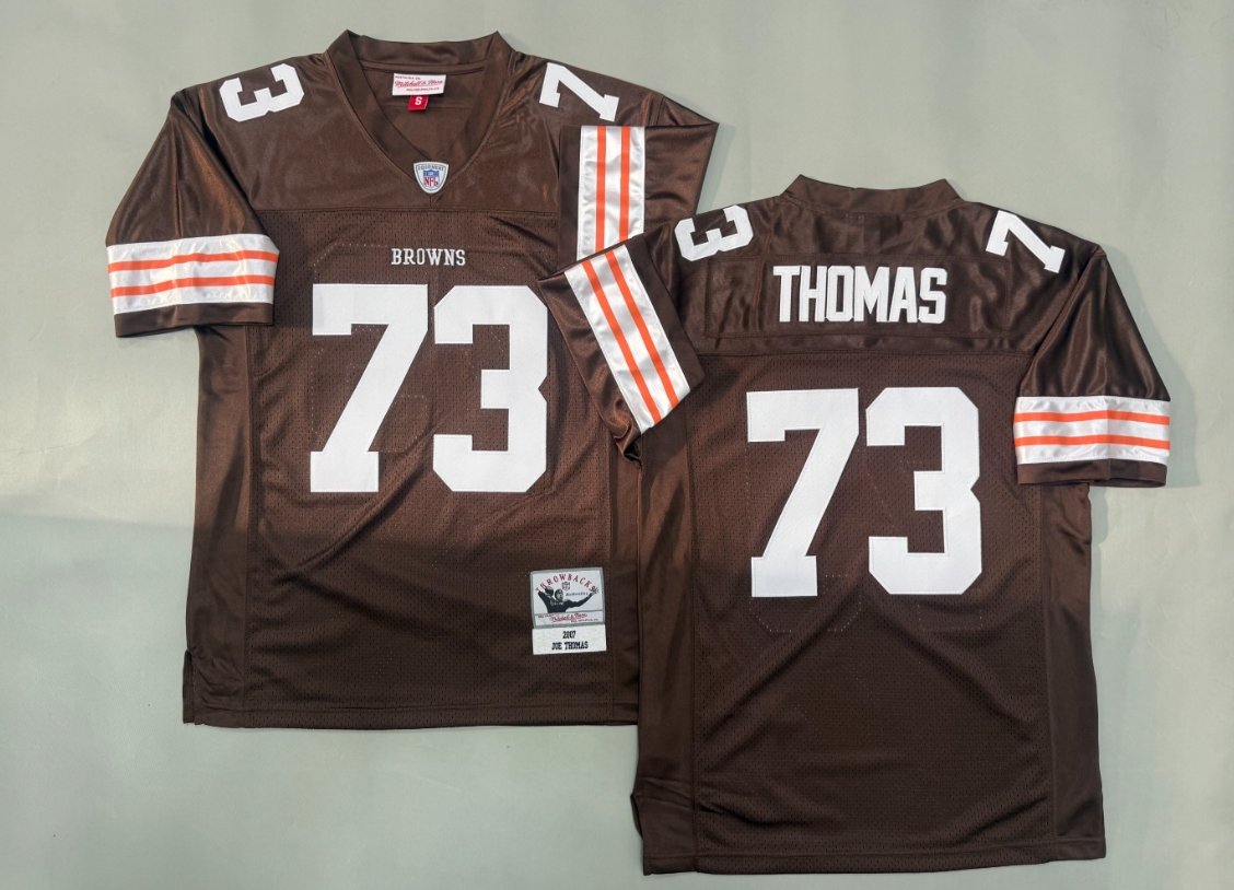 Joe Thomas Cleveland Browns Authentic Throwback Retired Player Jersey