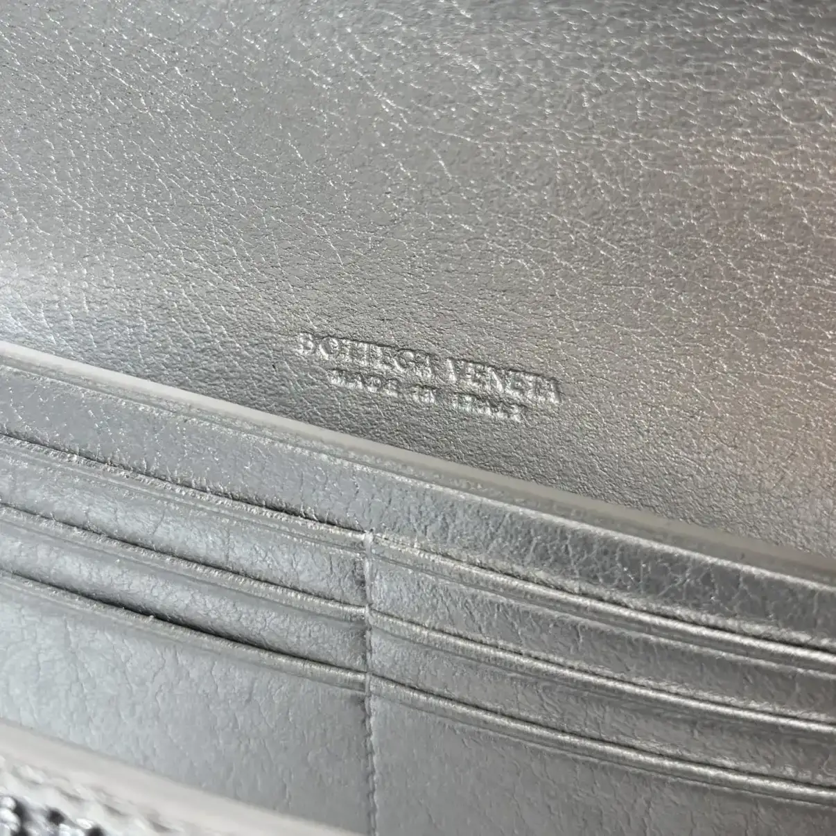 Bottega Veneta Lambskin Andiamo Clutch product photo from LabelPicks