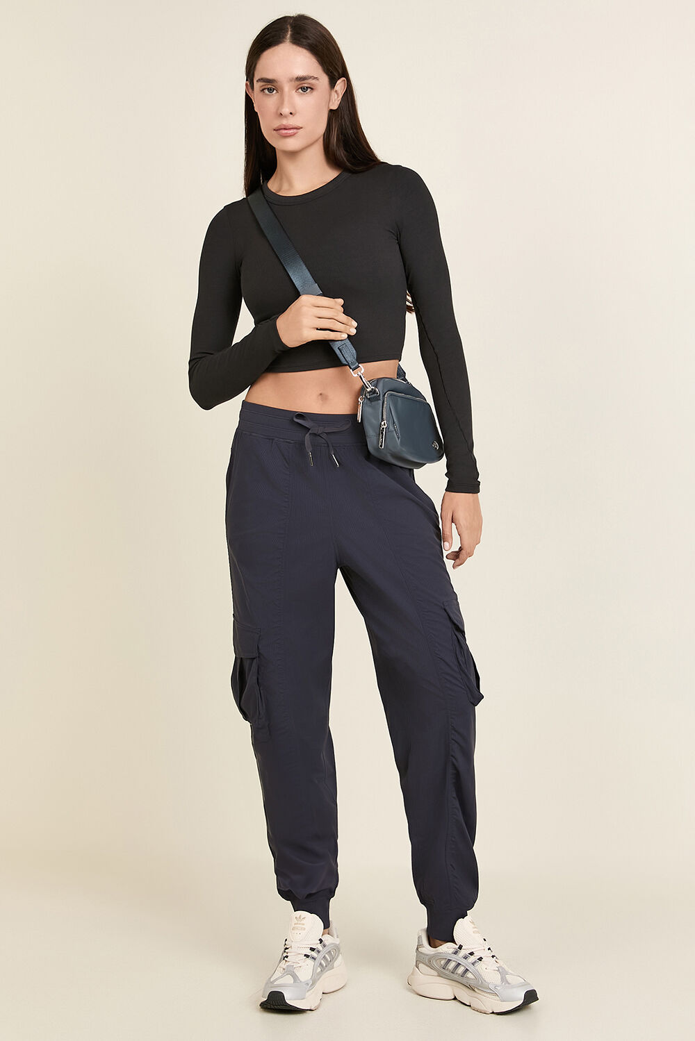 LULULEMON Hold Tight Straight-Hem Cropped Long-Sleeve Shirt
