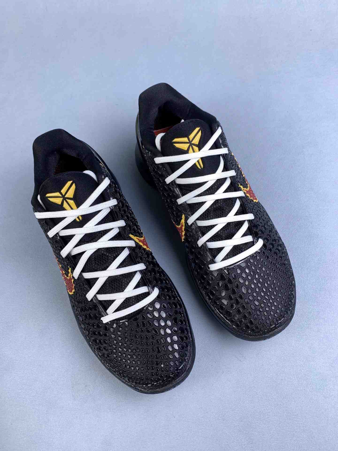Kobe 6 Protro PE 'Black Red Venom' Basketball Shoes