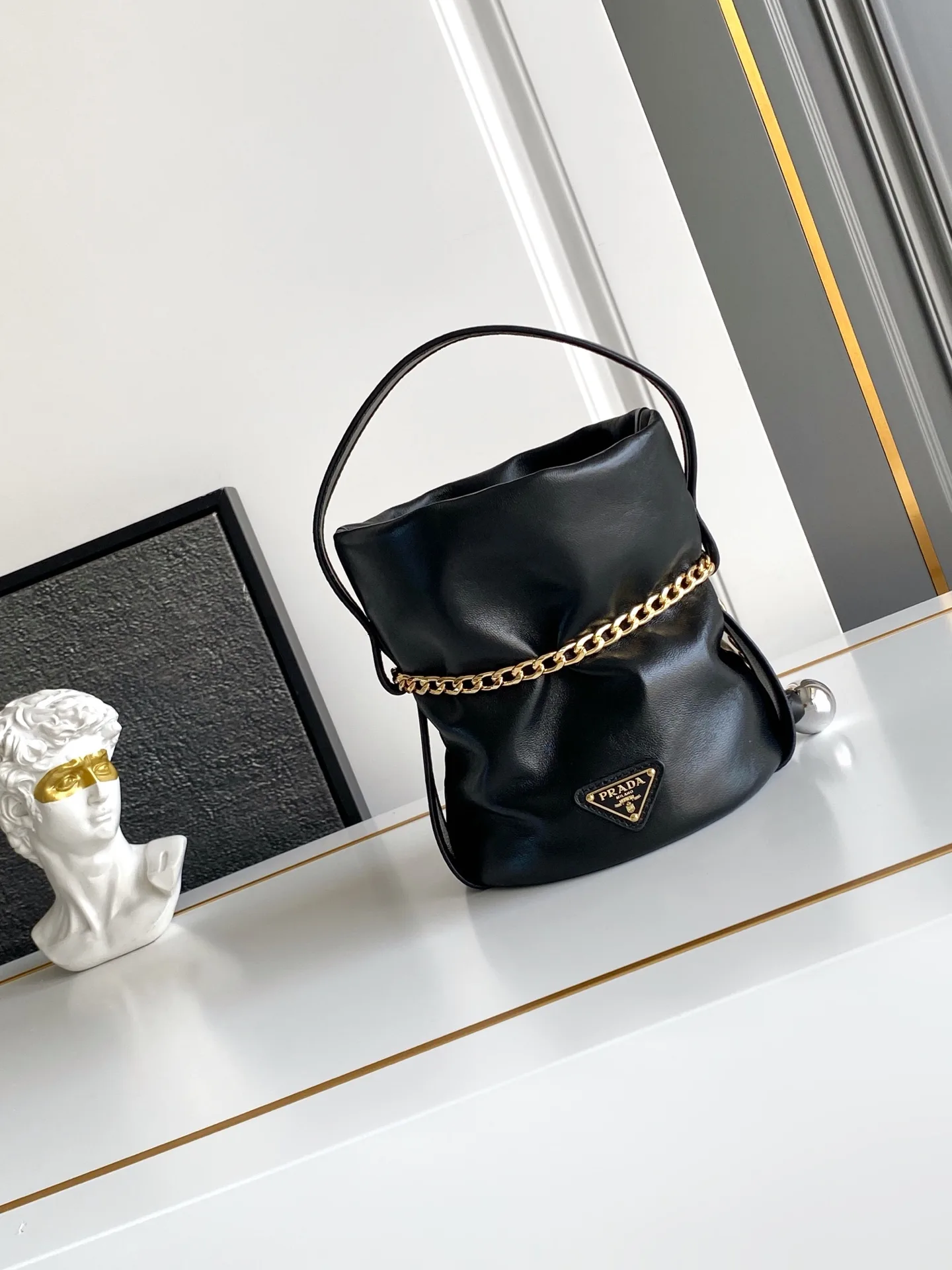 Prada Lambskin Bucket Bag product photo from LabelPicks