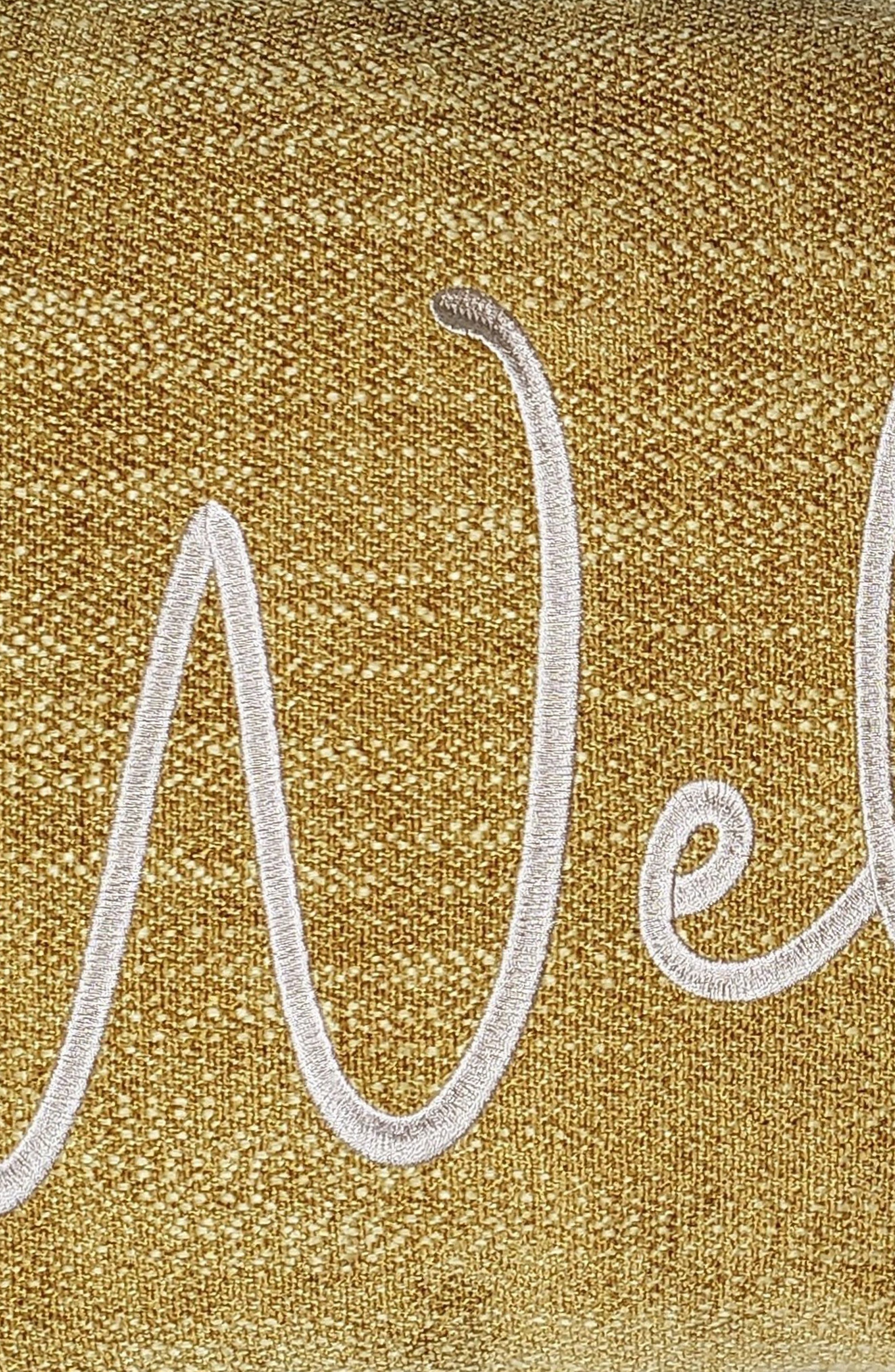 STUDIOCHIC Sentiments Welcome Embroidered Accent Pillow