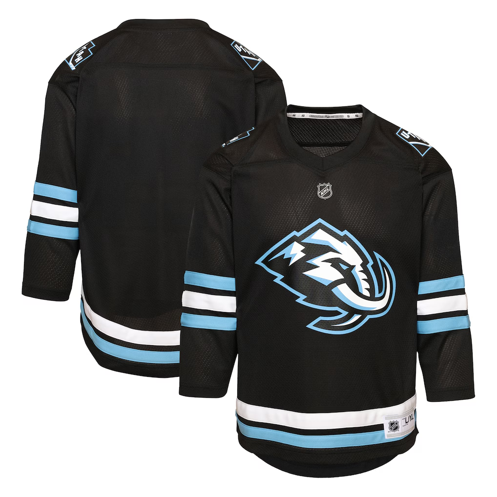 Utah Mammoth Youth Home Replica Jersey - Black