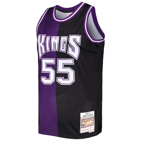 Jason Williams Sacramento Kings Hardwood Classics 2000/01 Split Swingman Jersey - Purple/Black