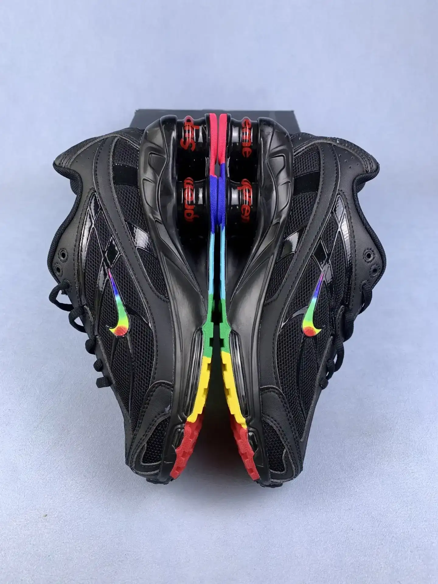 Supreme x Nike Shox Ride 2 SP 'Black/Various Colours' Shoes product photo from LabelPicks