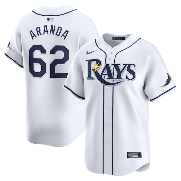 Jonathan Aranda Tampa Bay Rays Nike Home Limited Player Jersey - White