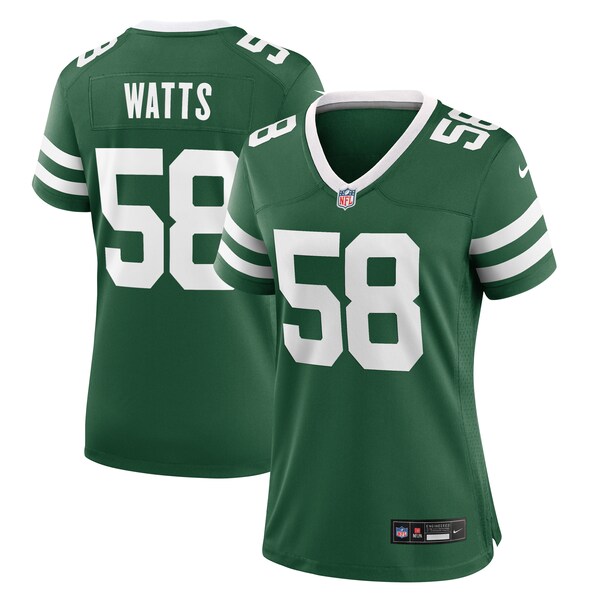 Eric Watts New York Jets Nike Women's Team Game Jersey - Legacy Green