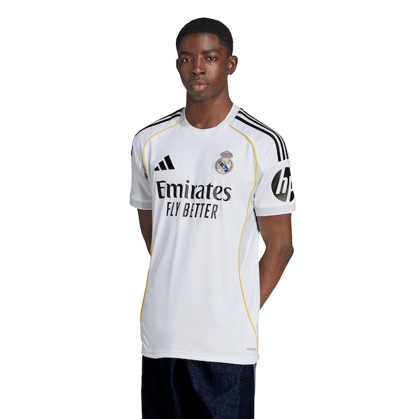 Los Merengues adidas 2025/26 Home Replica Jersey - White/Blue
