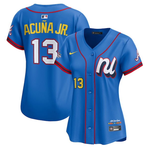 Ronald Acuña Jr. National League Nike Women's 2025 All-Star Edition Limited Player Jersey - Blue