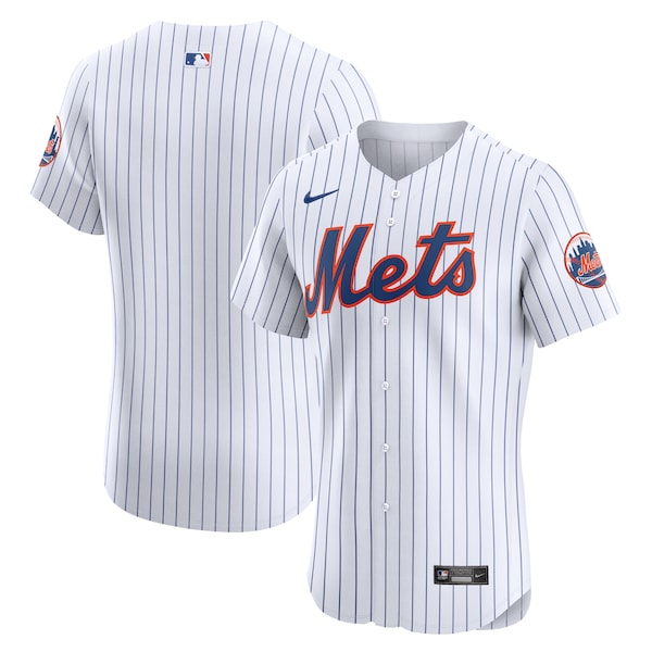 New York Mets Nike Home Elite Jersey - White