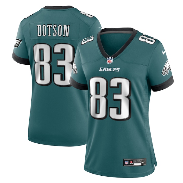 Jahan Dotson Philadelphia Eagles Nike Women's Team Game Jersey - Midnight Green
