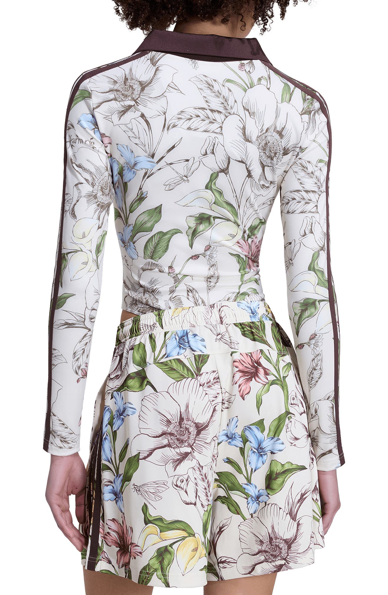 adidas x FARM Rio Floral Long Sleeve Bodysuit