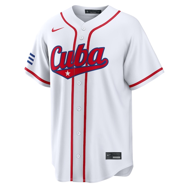 Cuba Baseball Nike 2026 World Baseball Classic Home Pick-A-Player Jersey - White