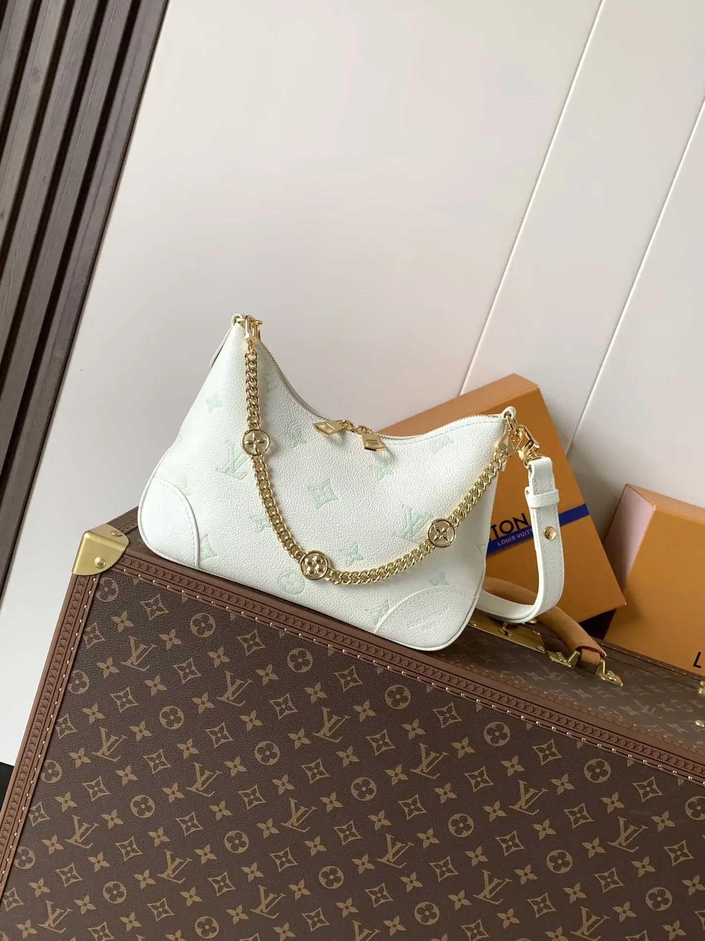 Louis Vuitton White Calfskin Hobo Bag product photo from LabelPicks