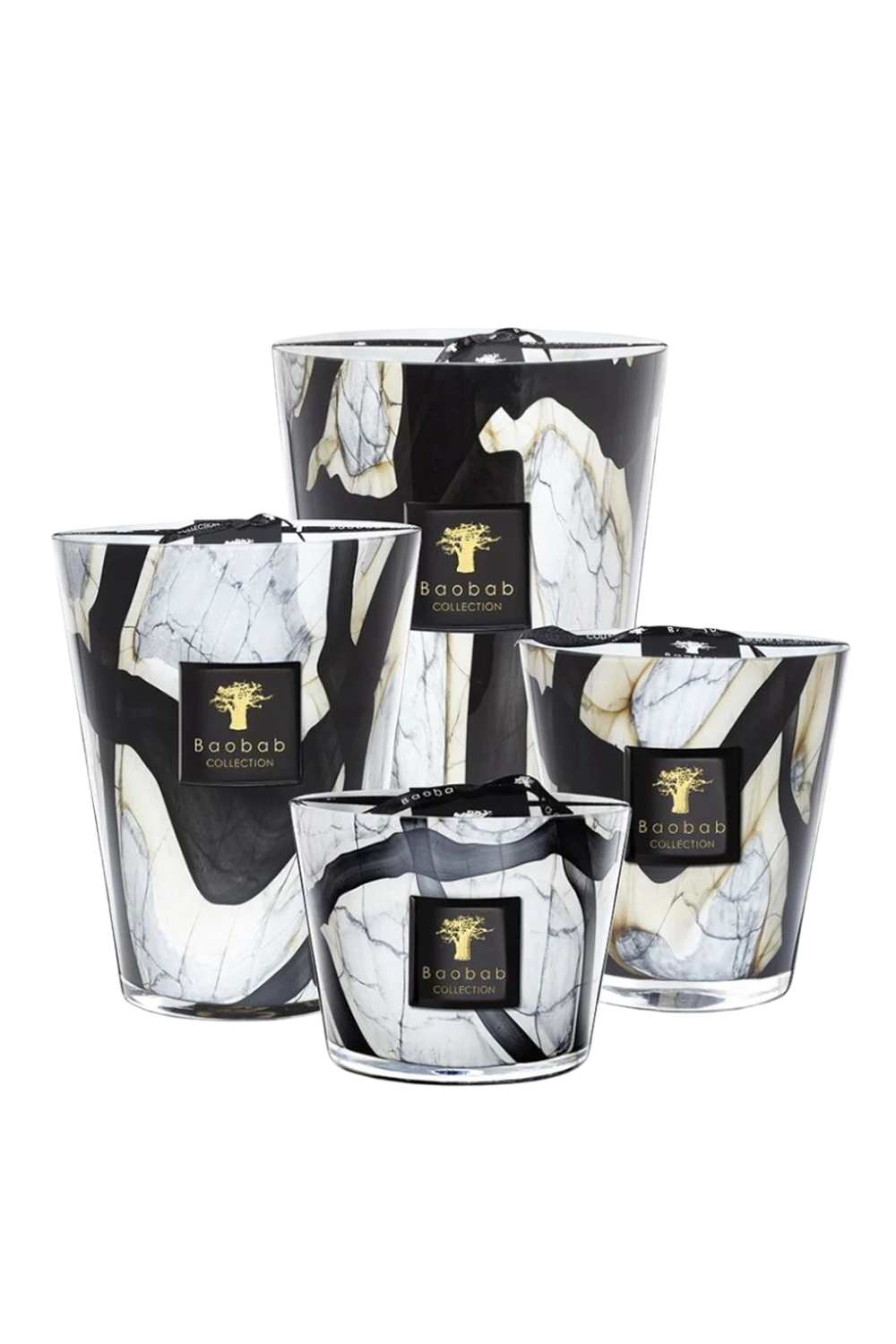 BAOBAB 10 Stones Marble Candle