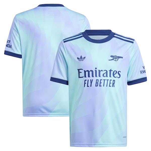Arsenal adidas Originals Youth 2024/25 Third Replica Jersey - Aqua