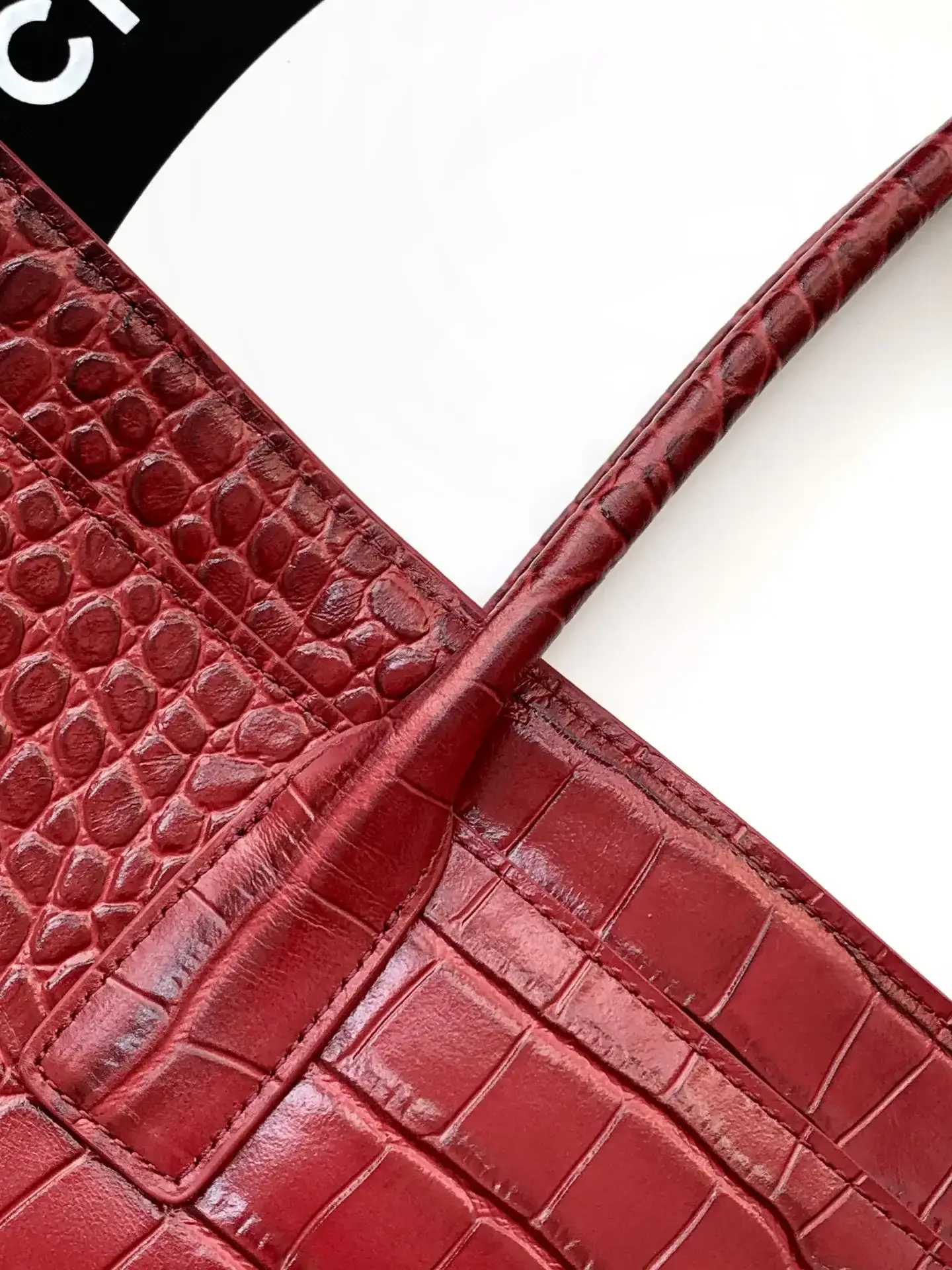 Chanel Burgundy Calfskin Tote Bag product photo from LabelPicks