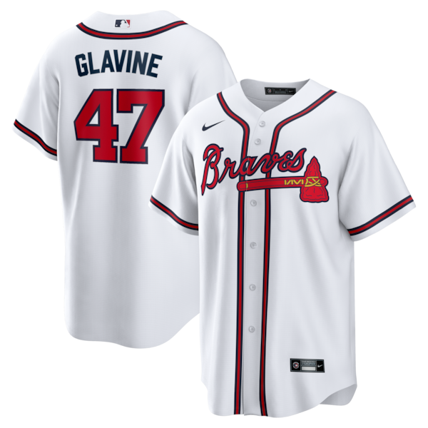 Tom Glavine Atlanta Braves Nike Home Retired Player Replica Jersey - White