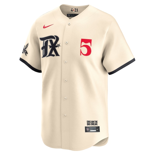 Corey Seager Texas Rangers Nike City Connect Limited Jersey - Cream