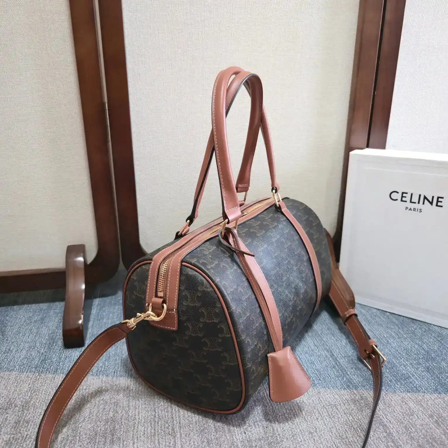 Celine Triomphe Canvas Top Handle Bag product photo from LabelPicks