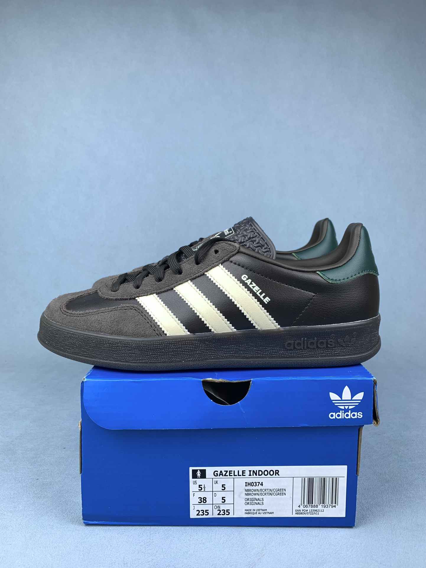 adidas Gazelle Indoor Night Brown Shoes