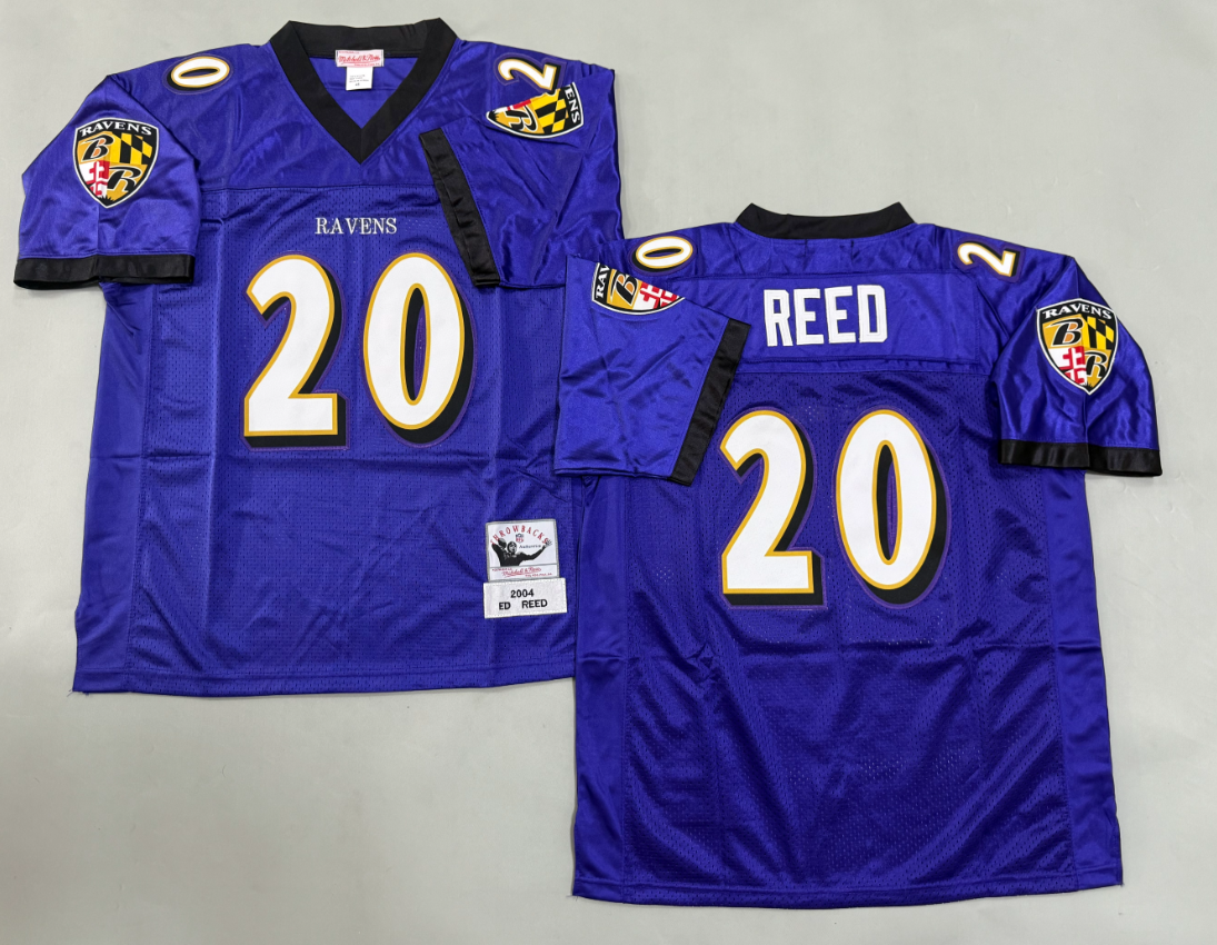Ed Reed  Baltimore Ravens Authentic Throwback Retired Player Jersey