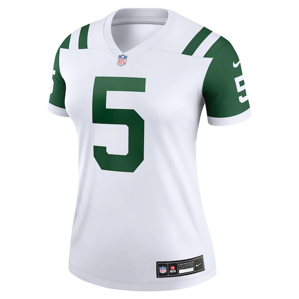 Garrett Wilson New York Jets Nike Women's Classic Alternate Legend Player Jersey - White