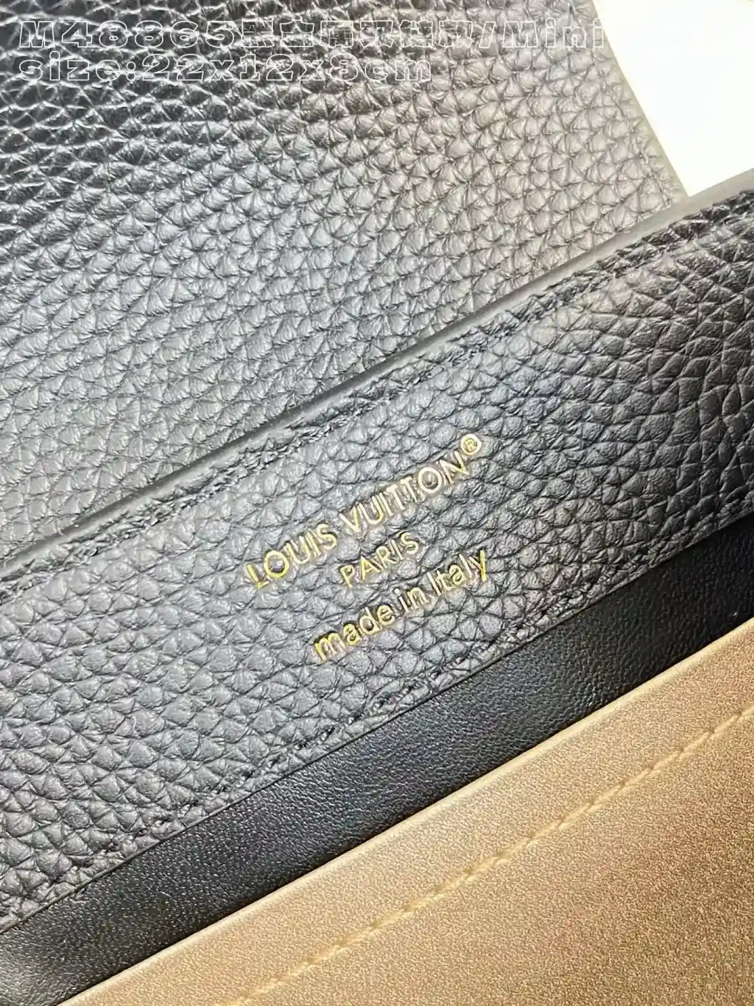 Louis Vuitton Black Capucines Calfskin Crossbody Bag product photo from LabelPicks