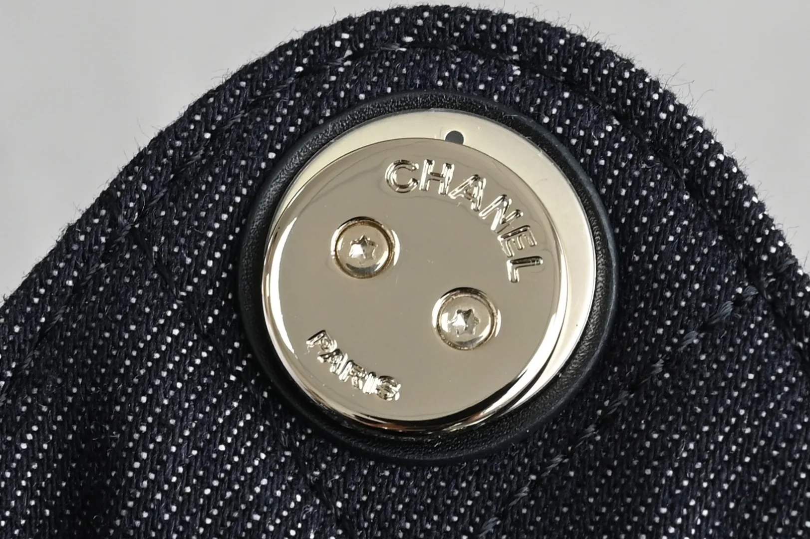 Chanel Navy Denim Top Handle Bag product photo from LabelPicks
