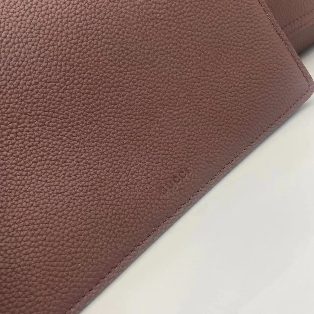 Gucci Brown Grained Leather Shoulder Bag product photo from LabelPicks