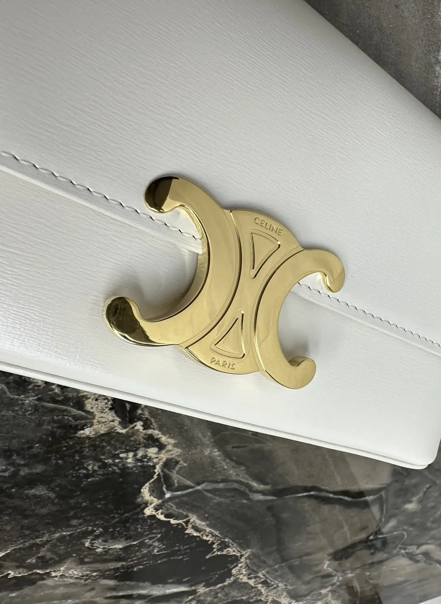 Celine Calfskin Triomphe Hobo Bag product photo from LabelPicks